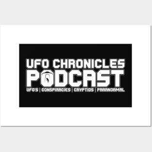 UFO Chronicles Podcast Logo v2 Posters and Art